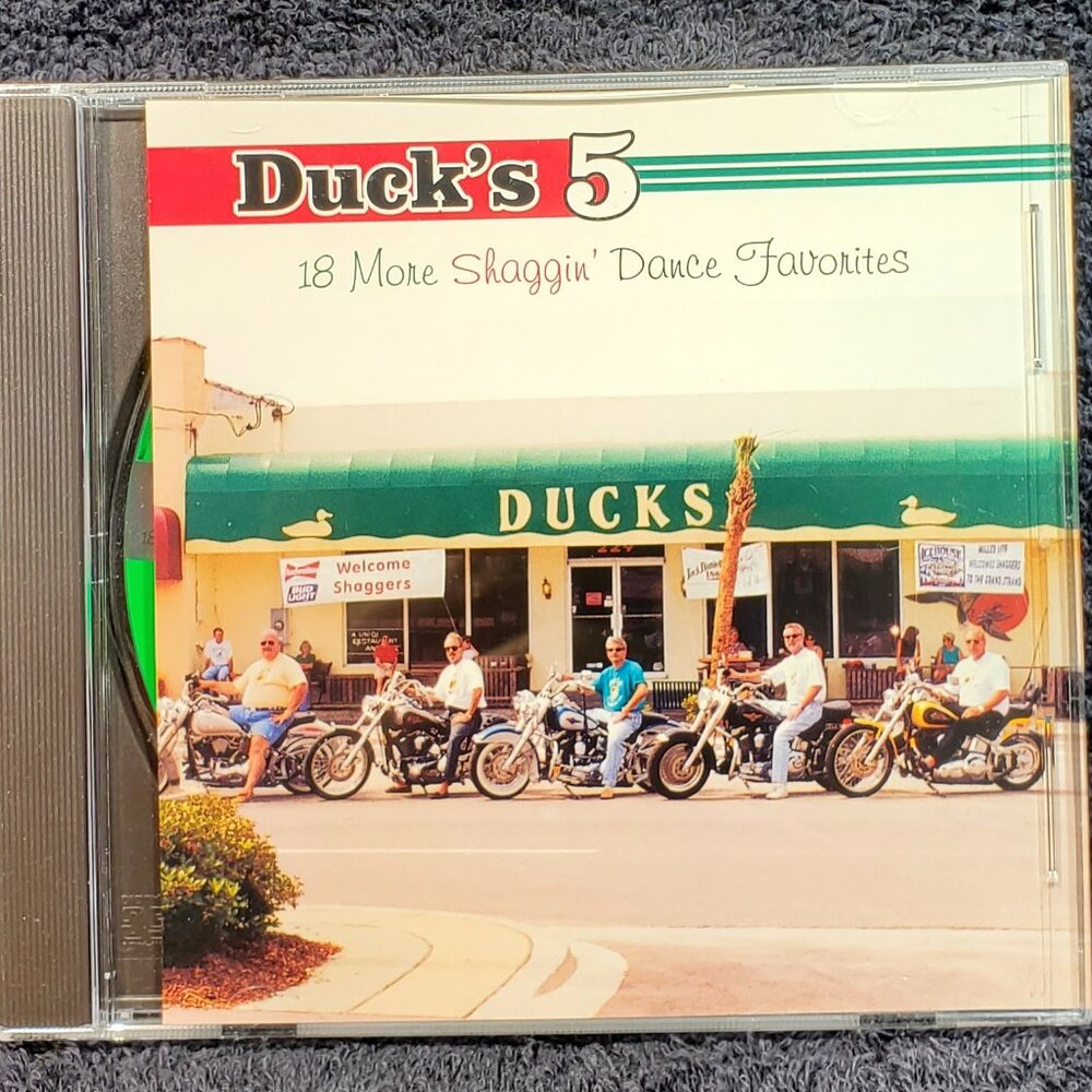 VINTAGE DUCK'S 5...18 SHAGGIN' DANCE FAVORITES...1998.. DUCK'S BEACH CLUB AT OD